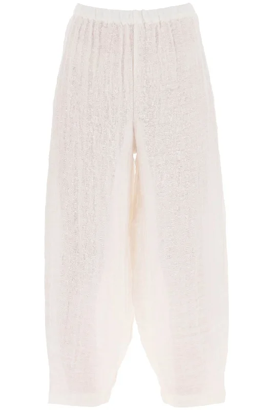 organic linen mikele pants for Q72397001 PURE WHITE Modern Bootcut Pants
