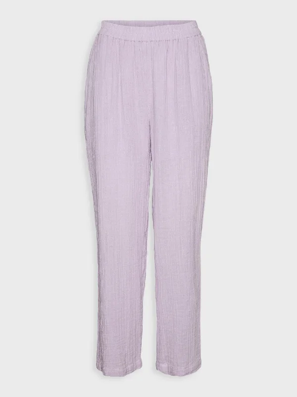 Γυναικεία παντελόνα VMPETRINE H/W LOOSE PANTS 10265850 | 10265850 Casual Wide Pants