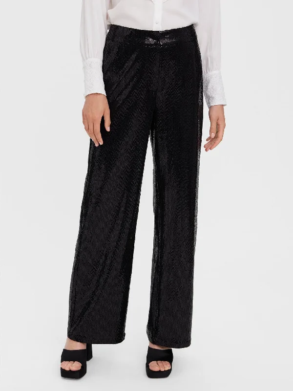 Γυναικεία παντελόνα παγιέτες VMLEXI HR STRAIGHT PANTS 10277863 | 10277863 Elegant Trouser Pants Γυναικεία παντελόνα παγιέτες VMLEXI HR STRAIGHT PANTS 10277863 | 10277863 Elegant Trouser Pants