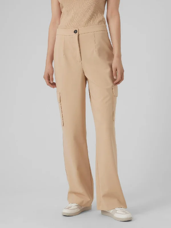 Γυναικείο παντελόνι cargo VMSASIE HR WIDE CARGO PANT 10286864 | 10286864 Stylish Paperbag Waist Pants Γυναικείο παντελόνι cargo VMSASIE HR WIDE CARGO PANT 10286864 | 10286864 Stylish Paperbag Waist Pants