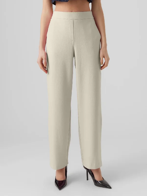 Γυναικεία παντελόνα VMLISCOOKIE HR WIDE SOLID PANT BOO 10279714 | 10279714 Soft Wool Pants