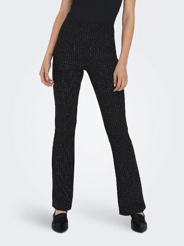 Γυναικείο παντελόνι ONLLISA SHINE PINSTRIPE FLARED PANT JRS 15308111 | 15308111 Stylish Slim Trousers Γυναικείο παντελόνι ONLLISA SHINE PINSTRIPE FLARED PANT JRS 15308111 | 15308111 Stylish Slim Trousers