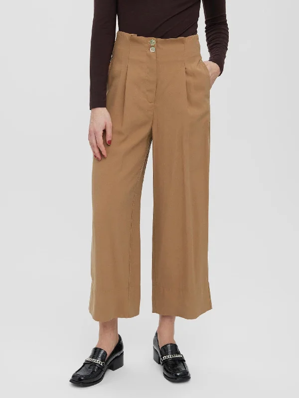 Γυναικεία παντελόνα VMORLA HW ANKLE PANT 10260148 | 10260148 Chic Wool Trousers