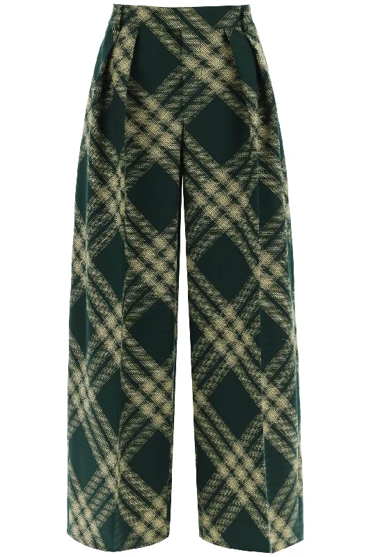 Burberry check palazzo pants 8082510 PRIMROSE IP CHECK Formal Dress Pants