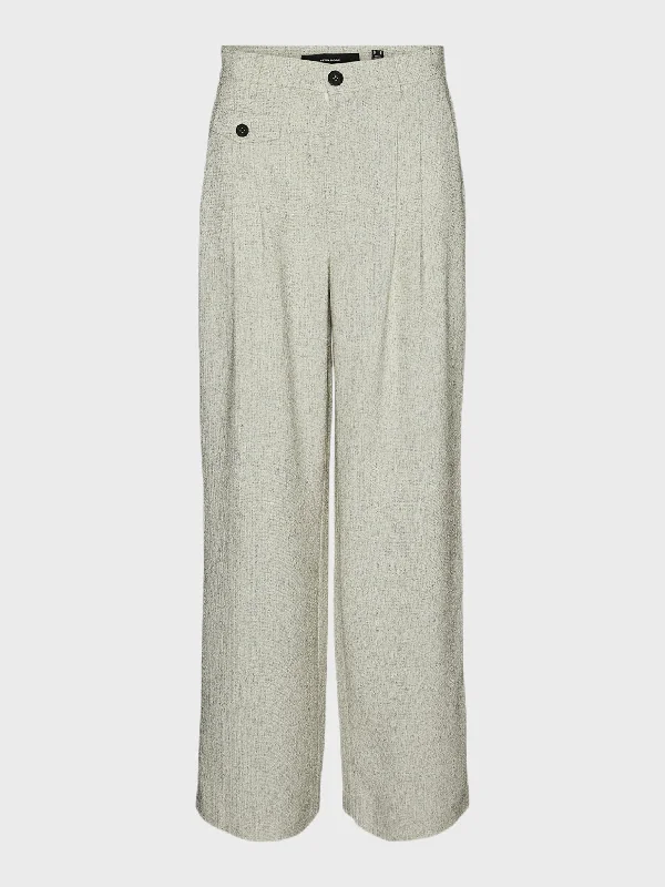 Γυναικεία παντελόνα VMRILLO MW WIDE PLEAT TWEED PANT EXP 10319613 | 10319613 Comfortable Denim Trousers Γυναικεία παντελόνα VMRILLO MW WIDE PLEAT TWEED PANT EXP 10319613 | 10319613 Comfortable Denim Trousers