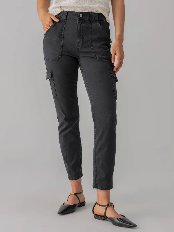 Sculpted Hayden Slim Straight Standard Rise Pant Black Formal Dress Pants
