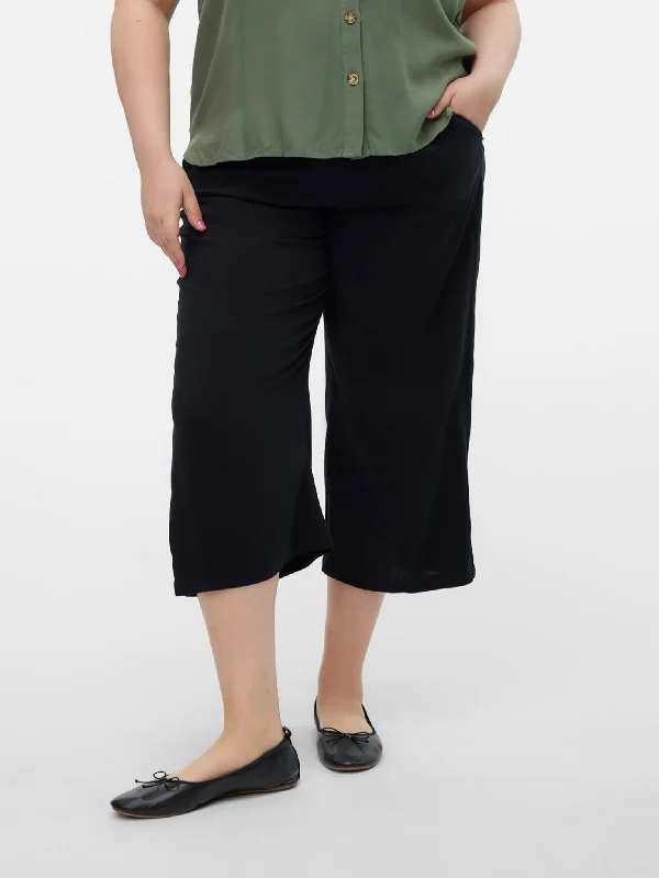 Γυναικεία ζιπ κιλότ Plus Size VMCEASY JOY HW CULOTTE PANTS WVN 10308723 | 10308723 Trendy Printed Leggings