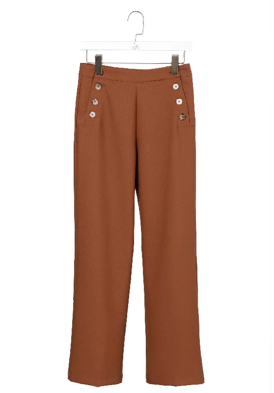 Pants 7311 Ocre Chic Checkered Pants