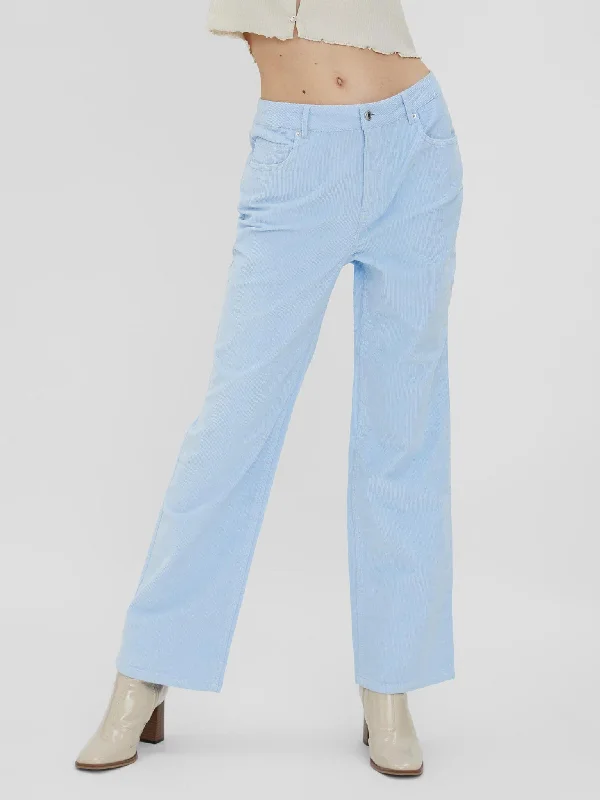 Γυναικείο παντελόνι VMKITHY HR LOOSE STRAIGHT CORD PANTS 10258285 Comfortable Jogging Pants Γυναικείο παντελόνι VMKITHY HR LOOSE STRAIGHT CORD PANTS 10258285 Comfortable Jogging Pants