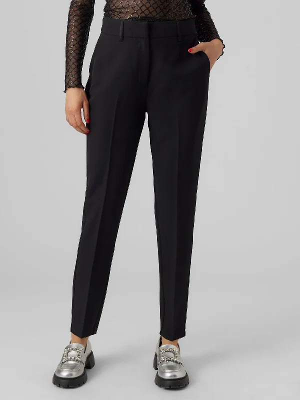 Γυναικείο παντελόνι VMHOLLY HR TAPERED PANT 10297490 | 10297490 Elegant Silk Pants