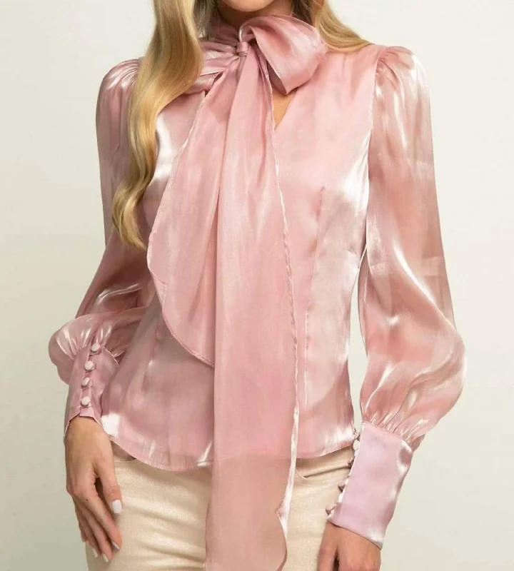 Blythe Blouse In Chiffon Cake Floral Chiffon Blouse