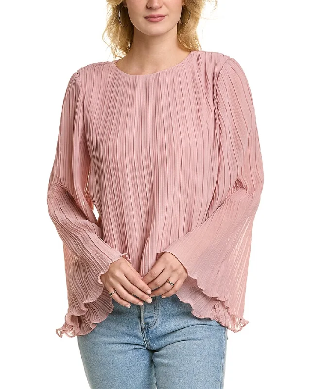 FATE Pleated Blouse Delicate Pleat Blouse