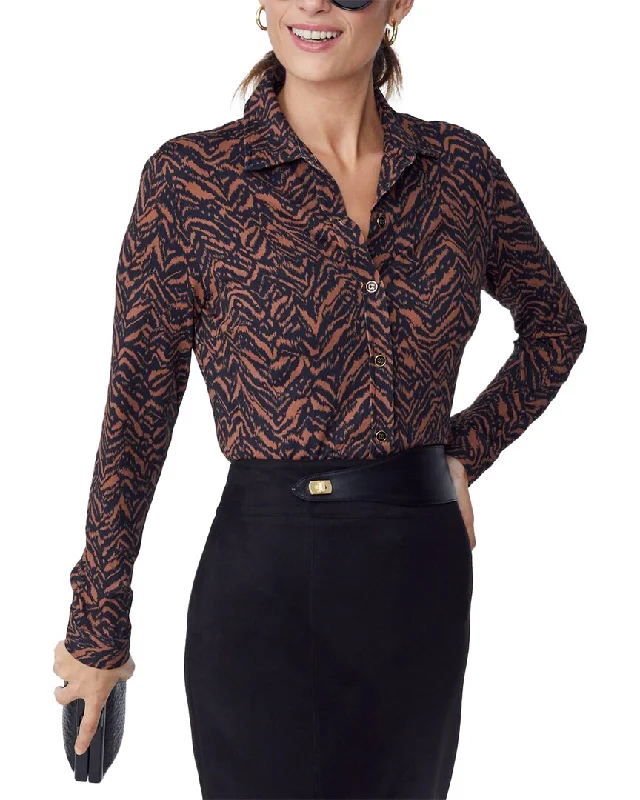 J.McLaughlin Betty Blouse Feminine Tie Blouse