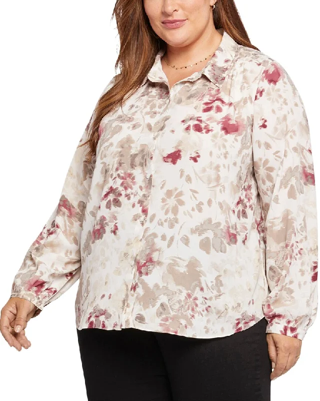 NYDJ Plus Modern Blouse Chic Off-Shoulder Blouse