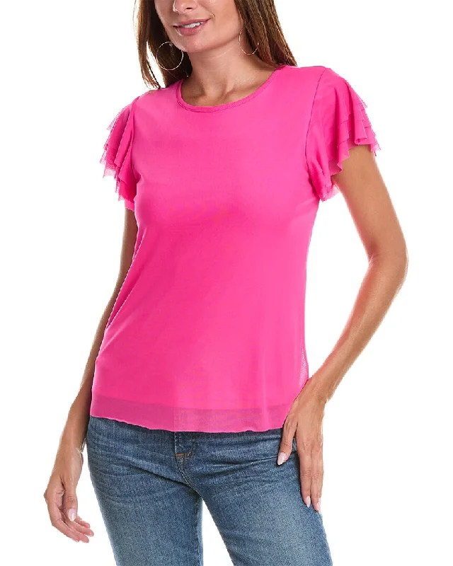 Vince Camuto Ruffle Sleeve Blouse Feminine Puff Blouse