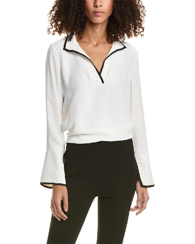 Vince Camuto Tunic Blouse Classic Striped Blouse