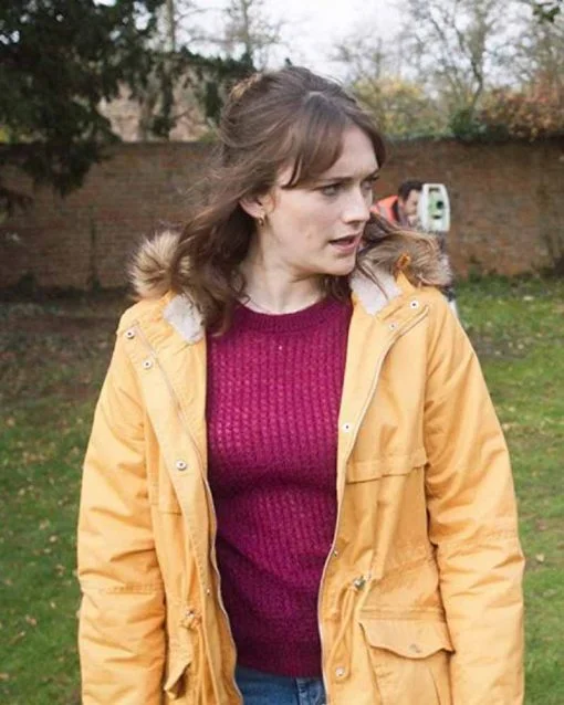 Ghosts Alison Jacket with Hood Fleece Nylon Spandex