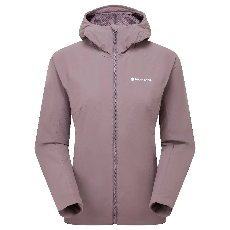 Montane Women's Khamsin Hooded Softshell Jacket Machine Wash Dry Clean Hand Wash
