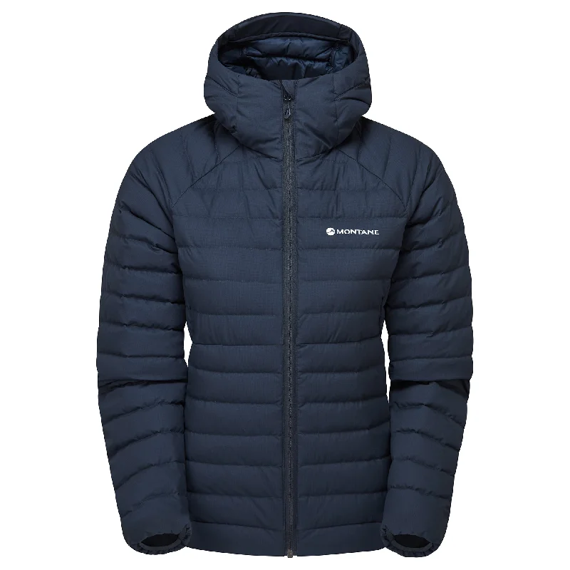 Montane Women's Resolve Hooded Down Jacket Chenille Blend Fleece Blend Nylon Blend