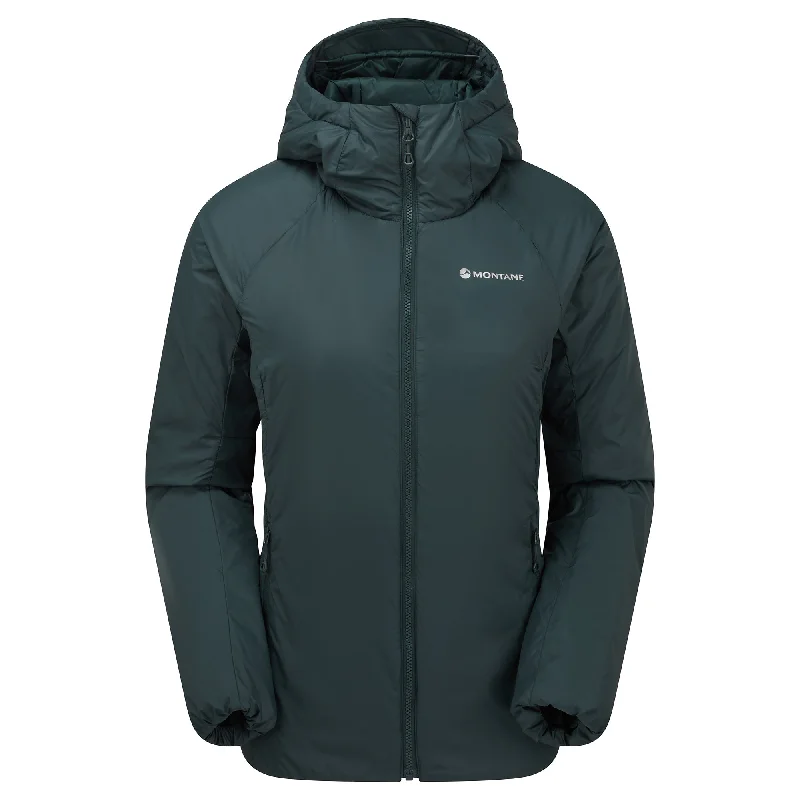 Montane Women's Respond Hooded Insulated Jacket Faux Fur Fabric Real Fur Fabric Shearling Fabric Montane Women's Respond Hooded Insulated Jacket Faux Fur Fabric Real Fur Fabric Shearling Fabric