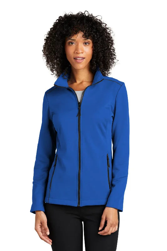 Port Authority Womens Collective Tech Waterproof Full Zip Soft Shell Jacket - True Royal Blue Anti-Shrink Durable Soft Port Authority Womens Collective Tech Waterproof Full Zip Soft Shell Jacket - True Royal Blue Anti-Shrink Durable Soft