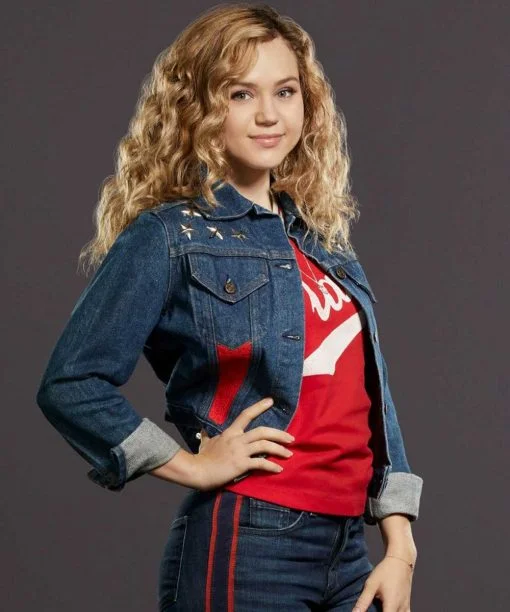 Stargirl S02 Courtney Whitmore Denim Jacket Welt Pockets Slit Pockets