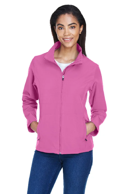 Team 365 Womens Leader Windproof & Waterproof Full Zip Jacket - Charity Pink Real Fur Shearling Chenille Team 365 Womens Leader Windproof & Waterproof Full Zip Jacket - Charity Pink Real Fur Shearling Chenille
