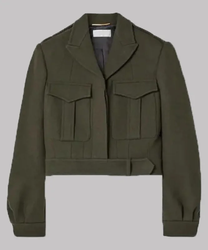 The Flight Attendant Annie Mouradian Jacket Iron Safe Non-Iron Wrinkle Free