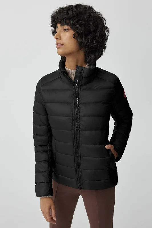 Womens Cypress Down Jacket Mesh Blend Leather Blend Suede Blend