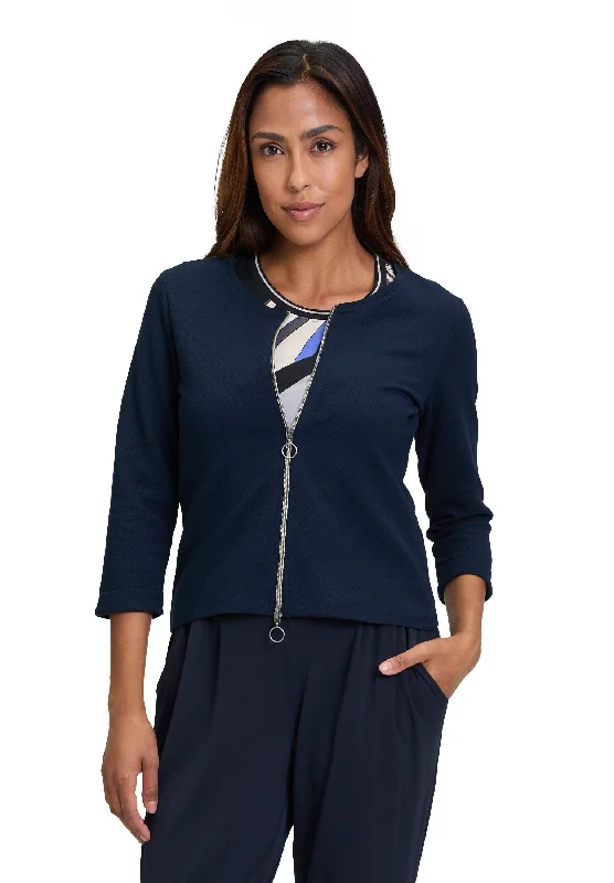 T-Shirt Jacket Chenille Blend Fleece Blend Nylon Blend