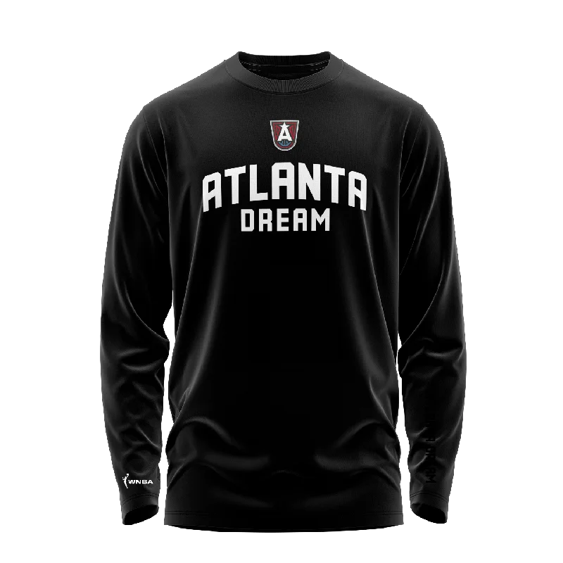 Atlanta Dream Classic Long Sleeve Performance T-Shirt Basic T-Shirt Crew Neck Short Sleeve