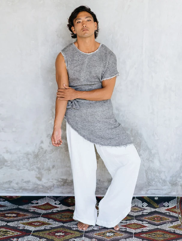 Muslin Tee by Shokraneh Solid Color Striped Floral