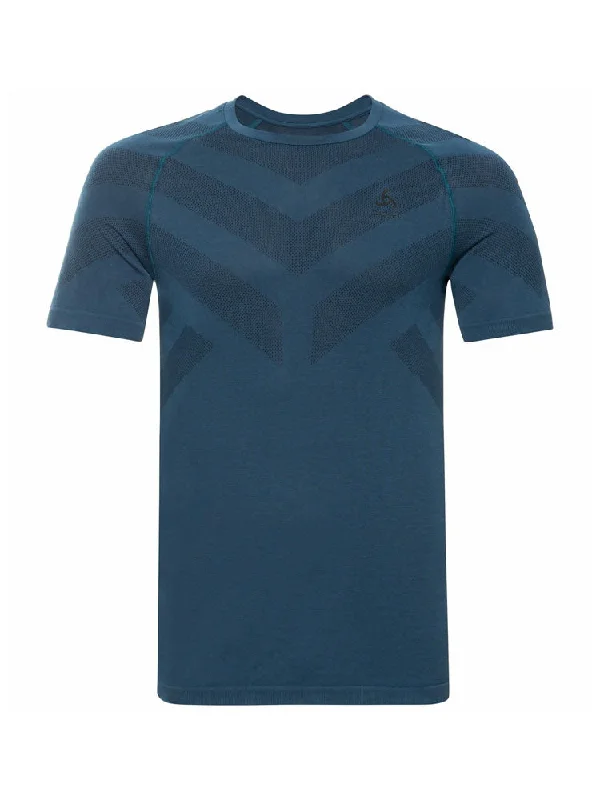 Kinship Light Base Layer Tee - Blue Wing Teal Melange Mesh Blend Leather Blend Suede Blend Kinship Light Base Layer Tee - Blue Wing Teal Melange Mesh Blend Leather Blend Suede Blend