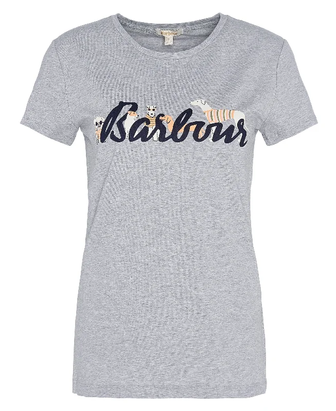 Southport Short Sleeve T-Shirt - Light Grey Marl Satin Fabric Silk Fabric Chiffon Fabric Southport Short Sleeve T-Shirt - Light Grey Marl Satin Fabric Silk Fabric Chiffon Fabric