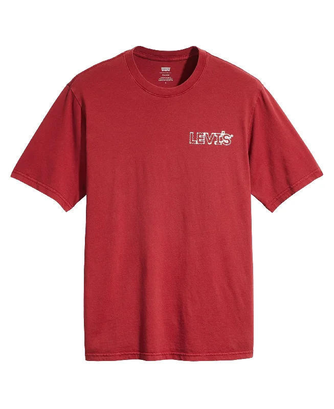Relaxed Fit Short Sleeve T-Shirt - Sundried Tomato Nylon Fabric Polyester Fabric Spandex Fabric Relaxed Fit Short Sleeve T-Shirt - Sundried Tomato Nylon Fabric Polyester Fabric Spandex Fabric