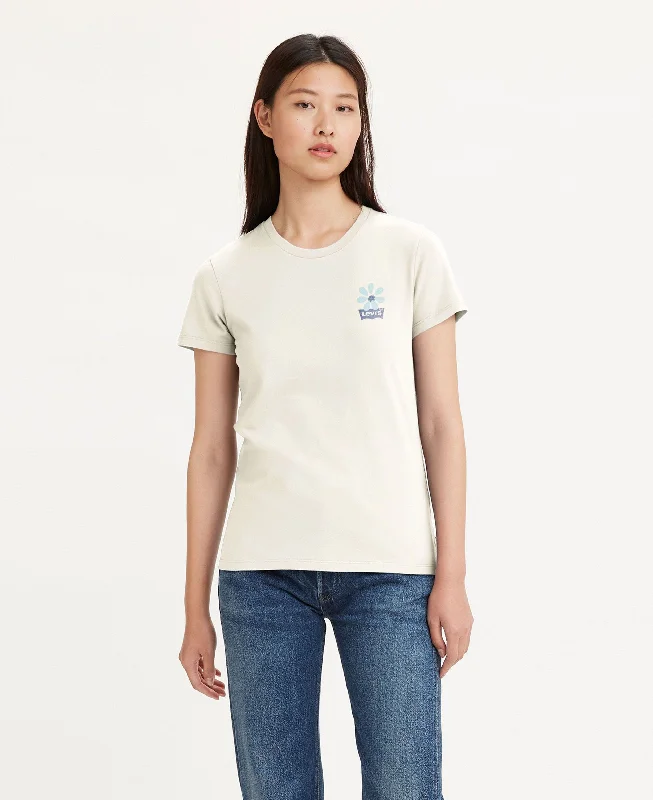 The Perfect Tee - Batwing Schoolyard Daisy Sunny Cream Welt Pockets Slit Pockets Flap Pockets The Perfect Tee - Batwing Schoolyard Daisy Sunny Cream Welt Pockets Slit Pockets Flap Pockets