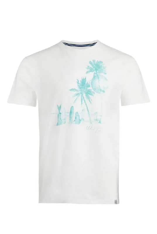 Shoreline Graphic Tee - Marshmallow Mesh Fabric Canvas Fabric Denim Fabric