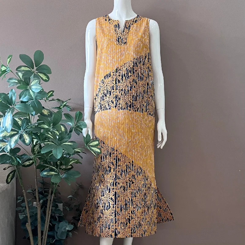 Classic Sleeveless Maxi Dress - M Comfortable Bohemian Maxi Dress