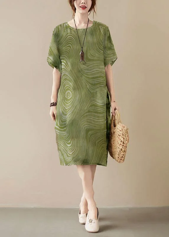 Classy Green-texture Print O-Neck Pockets Summer Maxi Dresses Half Sleeve Elegant Maxi Dress with Pockets Classy Green-texture Print O-Neck Pockets Summer Maxi Dresses Half Sleeve Elegant Maxi Dress with Pockets