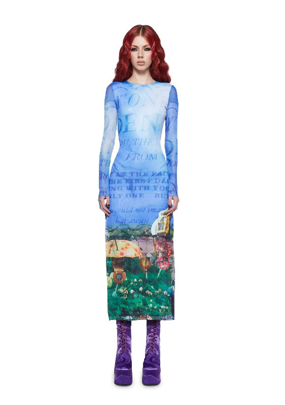 Factory Tour Maxi Dress Trendy Fit-and-Flare Maxi Dress