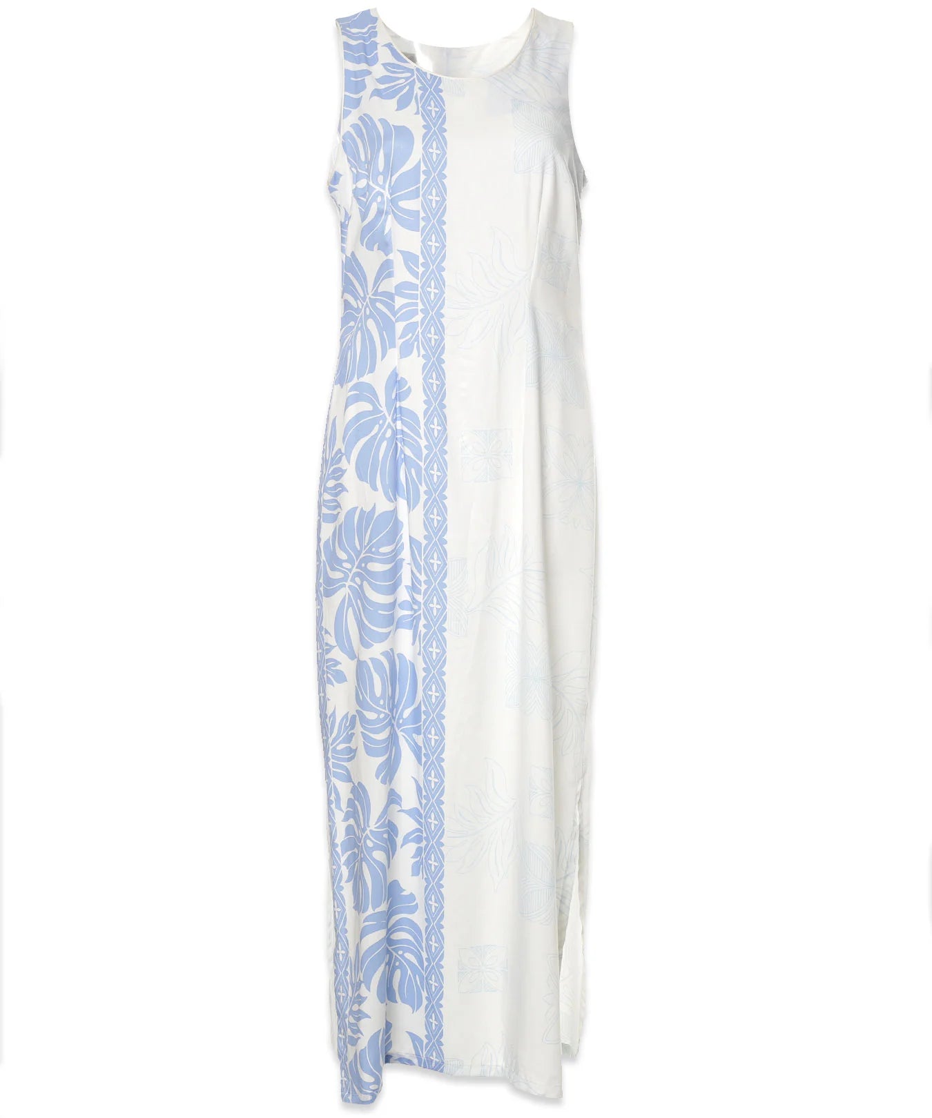 Side Border Prince Kuhio Long Maxi Dress Cozy Knitted Maxi Dress