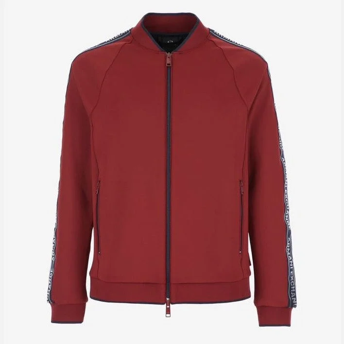Latest Red Women Zip-Up Jacket Notch Collar Peter Pan Collar Cowl Neck