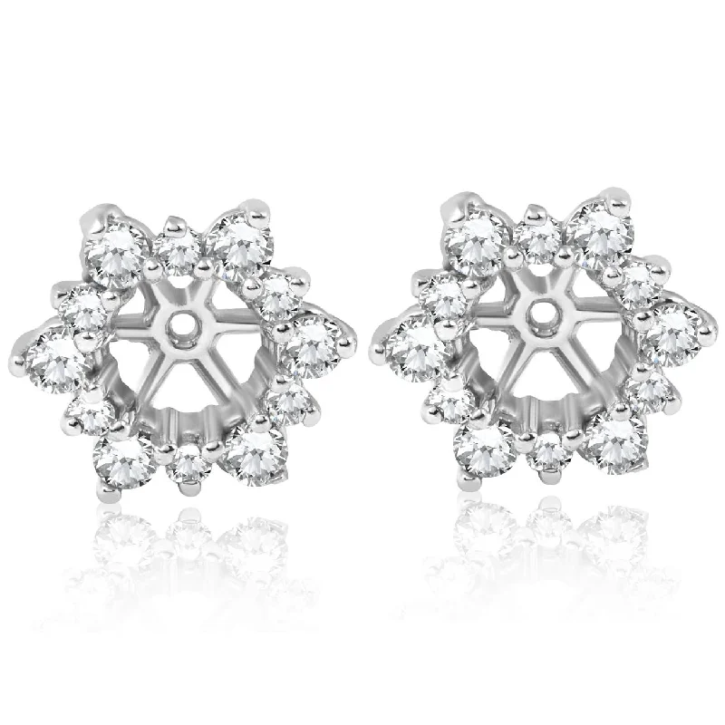 7/8 Ct Diamond Earring Studs Jackets 14K White Gold (5.5-6mm) Denim Jacket Leather Jacket Suede Jacket 7/8 Ct Diamond Earring Studs Jackets 14K White Gold (5.5-6mm) Denim Jacket Leather Jacket Suede Jacket