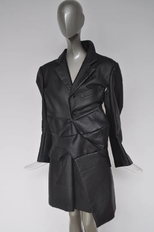 Comme des Garçons deconstructed jacket AD2008 Hoodie Zip-Up Jacket Button-Up Jacket
