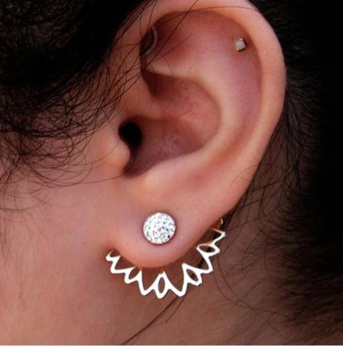 Lotus Flower Crystal Stud Earrings & Jacket Fleece Jacket Down Jacket Feather Jacket Lotus Flower Crystal Stud Earrings & Jacket Fleece Jacket Down Jacket Feather Jacket