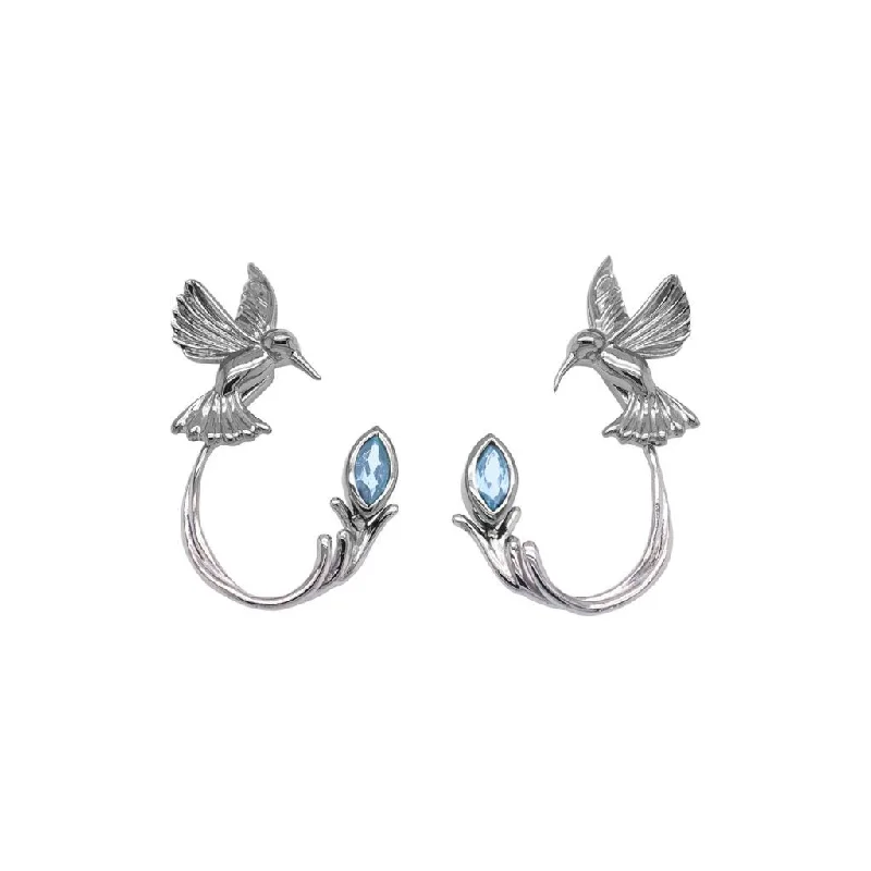 Silver Hummingbird Stud with Earring Jacket -Blue Topaz/Rhodolite/White Topaz/Peridot Wool Jacket Cashmere Jacket Tweed Jacket Silver Hummingbird Stud with Earring Jacket -Blue Topaz/Rhodolite/White Topaz/Peridot Wool Jacket Cashmere Jacket Tweed Jacket