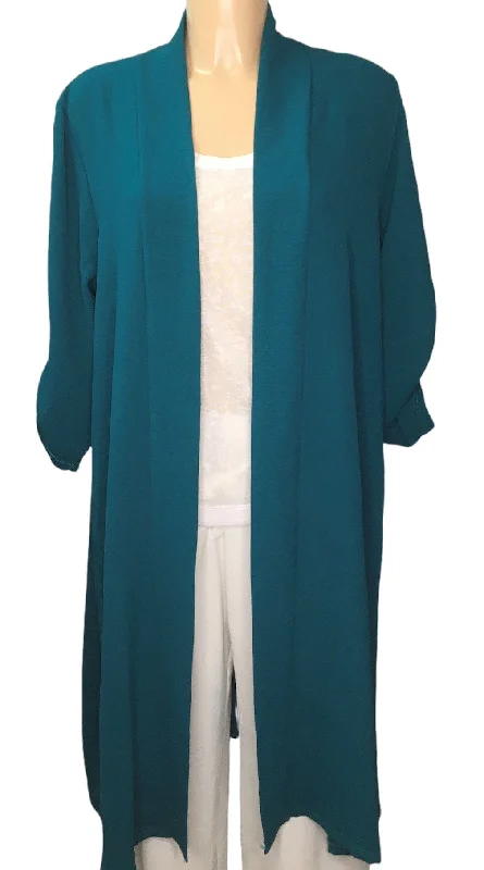 Plain Floaty Jacket With Roll Up Sleeves (4 Colours) Oversized Jacket Tailored Jacket Straight Jacket Plain Floaty Jacket With Roll Up Sleeves (4 Colours) Oversized Jacket Tailored Jacket Straight Jacket