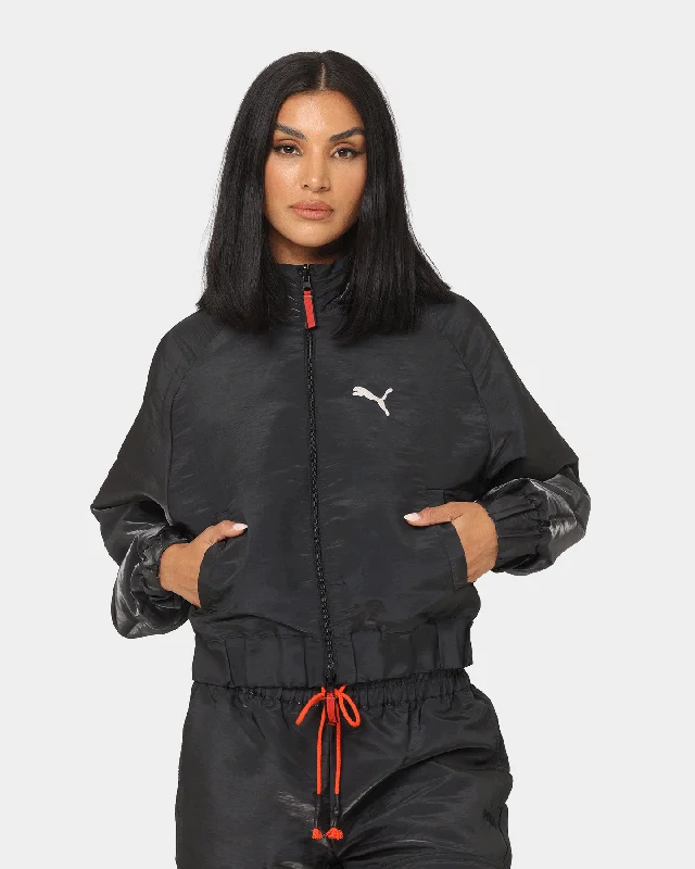 Puma Women's 'Bout A Bucket Jacket Puma Black Fitted Jacket Loose Jacket Oversized Jacket Puma Women's 'Bout A Bucket Jacket Puma Black Fitted Jacket Loose Jacket Oversized Jacket