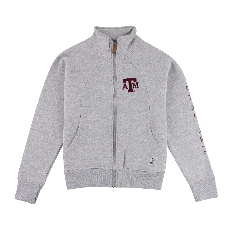 Texas A&M Dillsboro Full Zip Jacket Fitted Jacket Loose Jacket Oversized Jacket