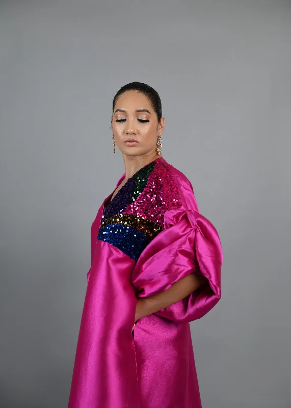 The Picasso duster Long Jacket boubou Dress (Hot Pink) Collared Jacket Crew Neck Jacket Turtle Neck Jacket The Picasso duster Long Jacket boubou Dress (Hot Pink) Collared Jacket Crew Neck Jacket Turtle Neck Jacket